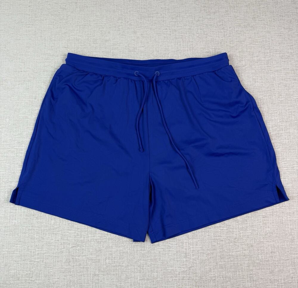 L.L.Bean Men’s Large Regular Blue Drawstring Athletic Running Shorts Performance